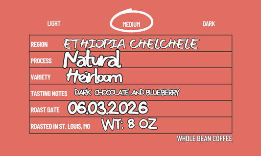 Ethiopia,Chelchele-Natural (medium roast)